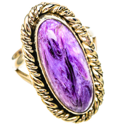 Charoite Rings handcrafted by Ana Silver Co - RING115649 - Photo 2