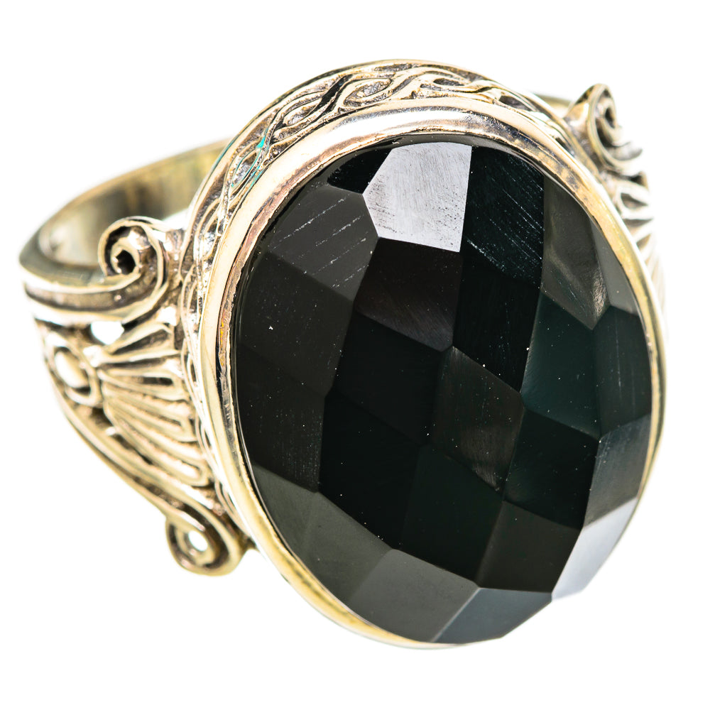 Black Onyx Rings handcrafted by Ana Silver Co - RING115651 - Photo 2