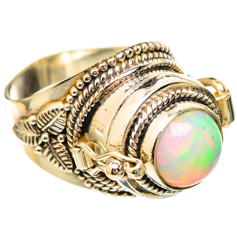 Ethiopian Opal Rings handcrafted by Ana Silver Co - RING115655 - Photo 2