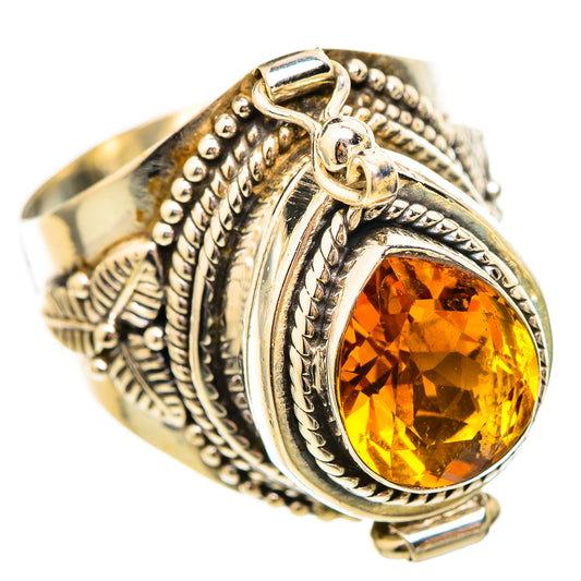 Mandarin Citrine Rings handcrafted by Ana Silver Co - RING115664 - Photo 2