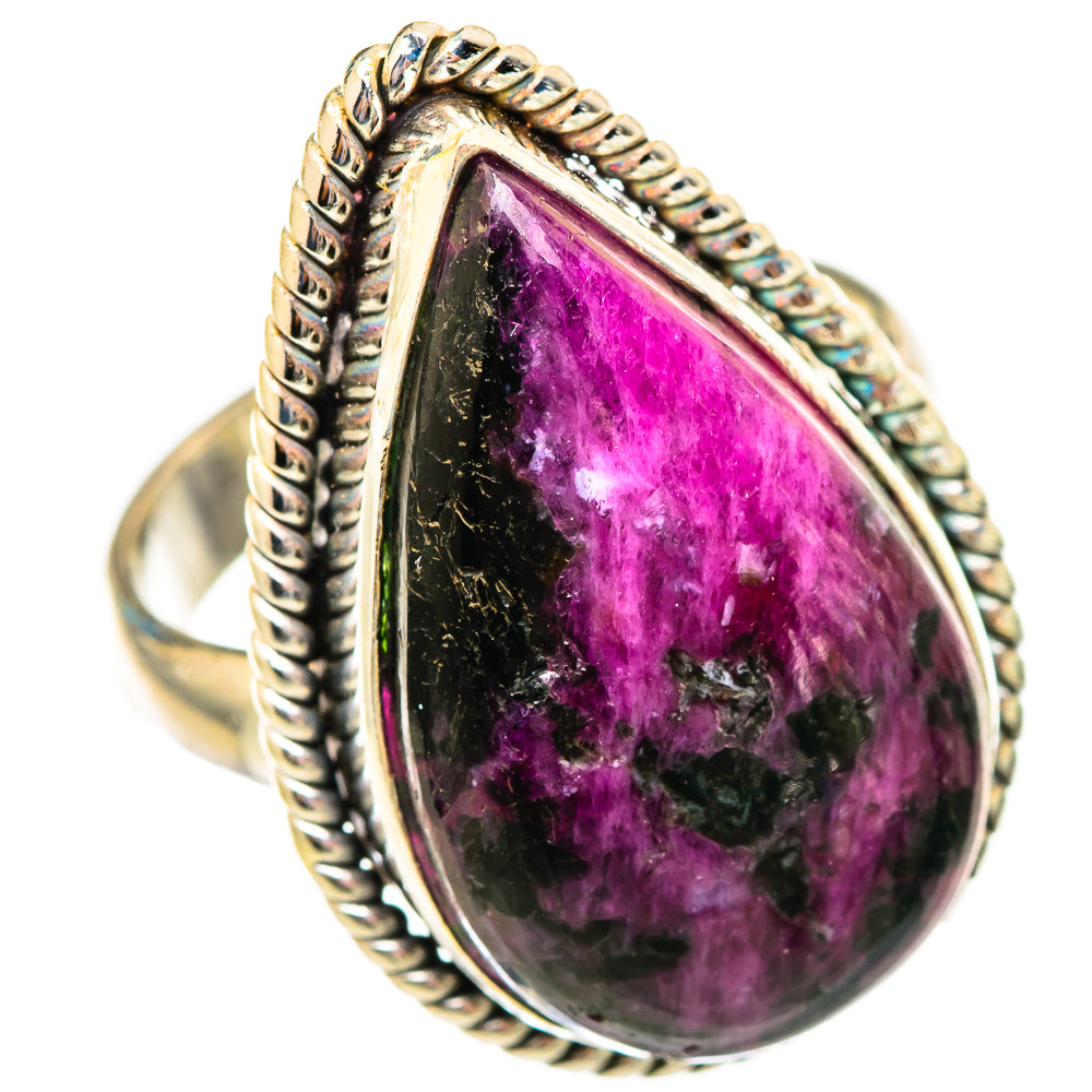 Ruby Fuchsite Rings handcrafted by Ana Silver Co - RING115667 - Photo 2