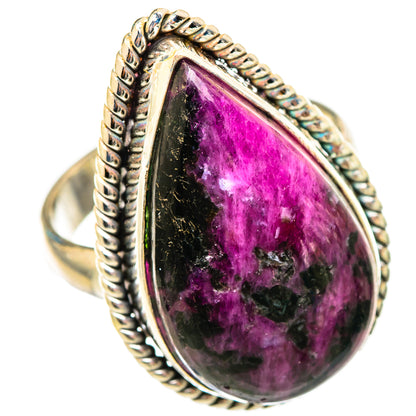 Ruby Fuchsite Rings handcrafted by Ana Silver Co - RING115667 - Photo 2