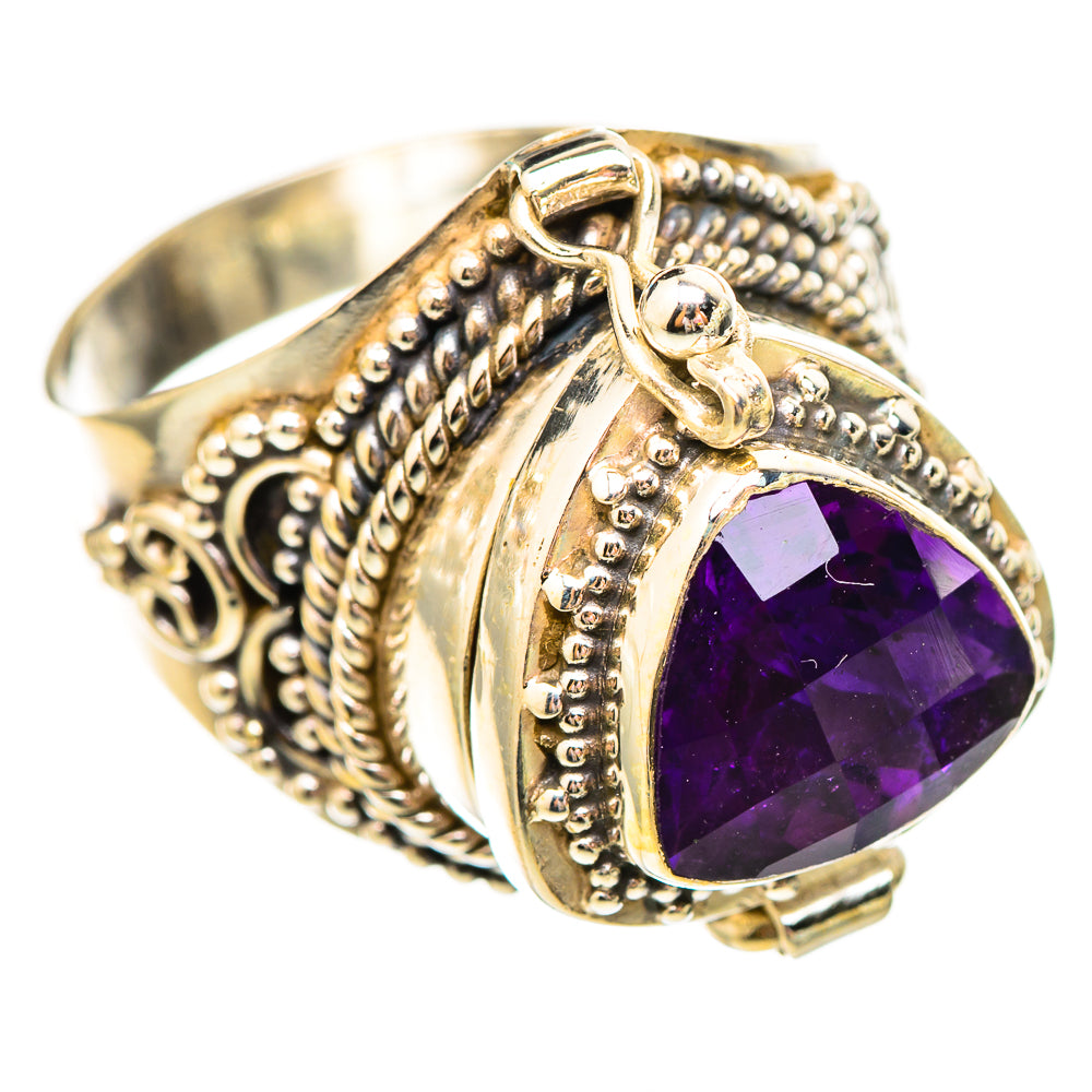 Amethyst Rings handcrafted by Ana Silver Co - RING115669 - Photo 2