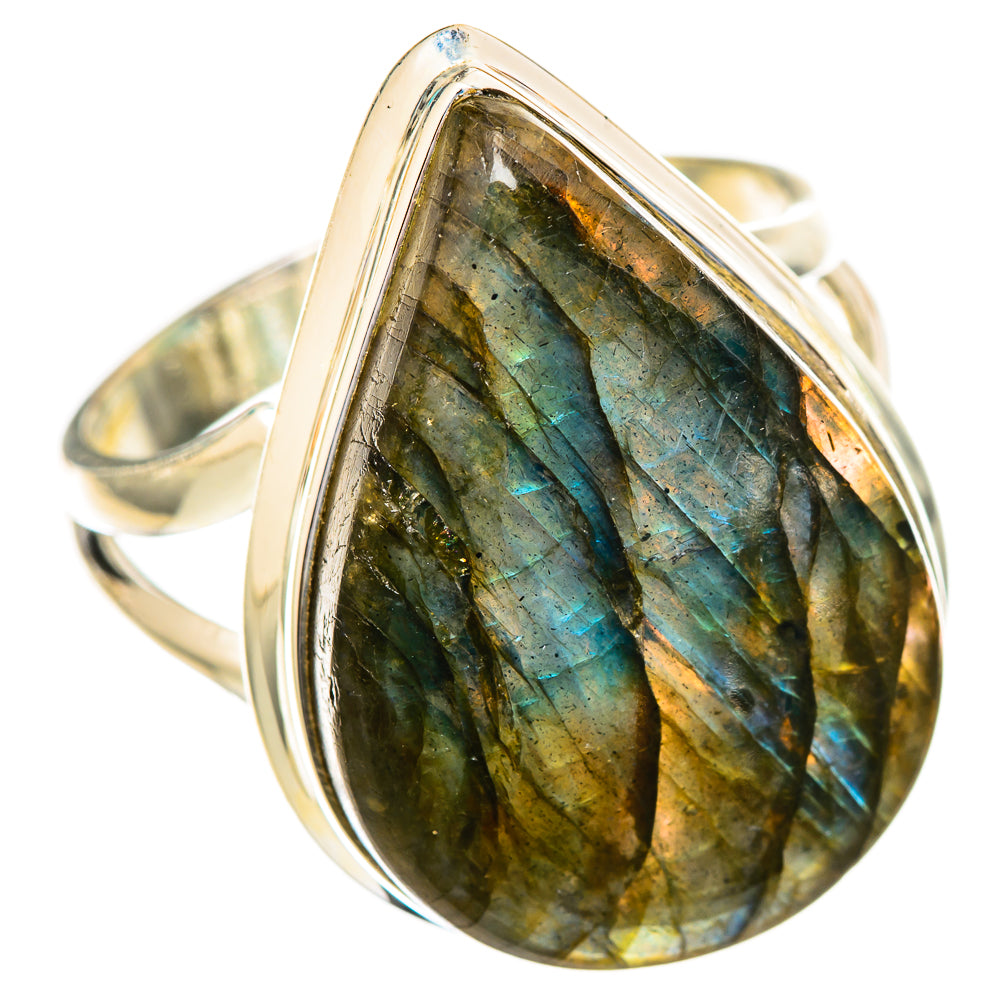 Labradorite Rings handcrafted by Ana Silver Co - RING115676 - Photo 2