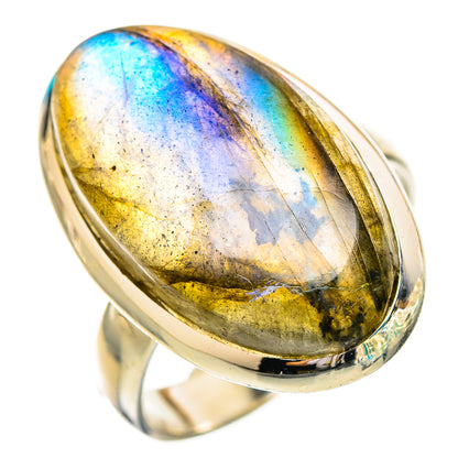 Labradorite Rings handcrafted by Ana Silver Co - RING115678 - Photo 2