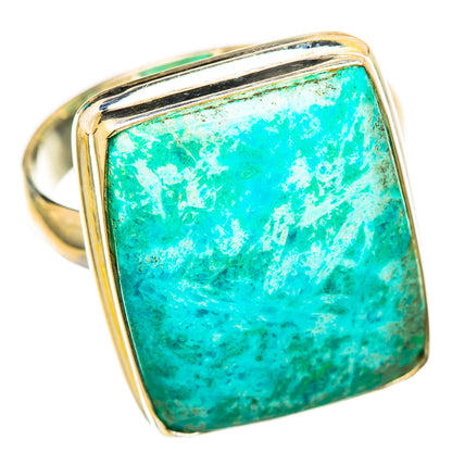 Peruvian Amazonite Rings handcrafted by Ana Silver Co - RING115679 - Photo 2