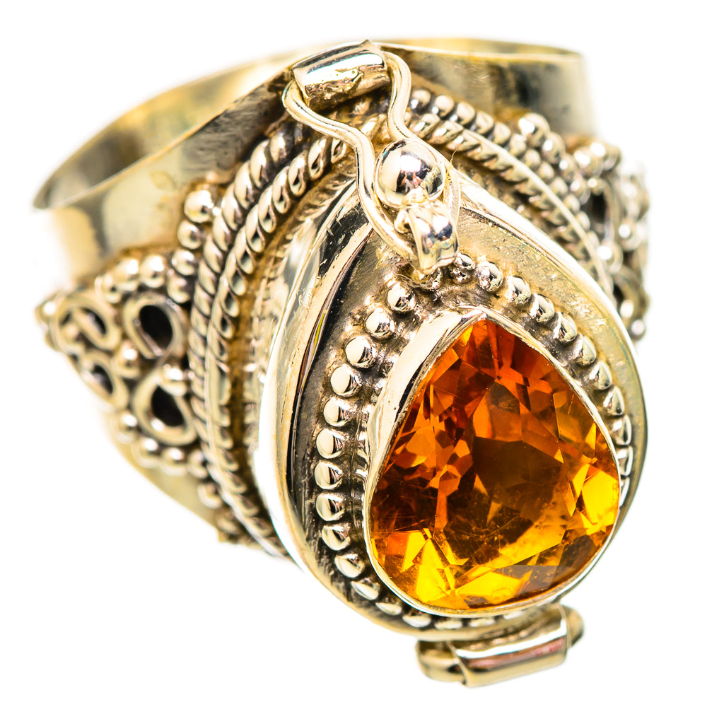 Mandarin Citrine Rings handcrafted by Ana Silver Co - RING115683 - Photo 2