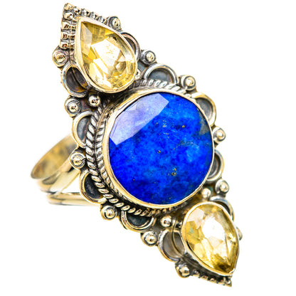 Lapis Lazuli Rings handcrafted by Ana Silver Co - RING115700 - Photo 2