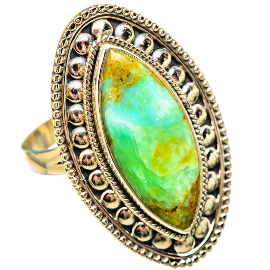 Peruvian Opal Rings handcrafted by Ana Silver Co - RING115712 - Photo 2