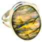 Labradorite Rings handcrafted by Ana Silver Co - RING115732 - Photo 2