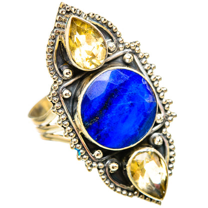 Lapis Lazuli Rings handcrafted by Ana Silver Co - RING115735 - Photo 2