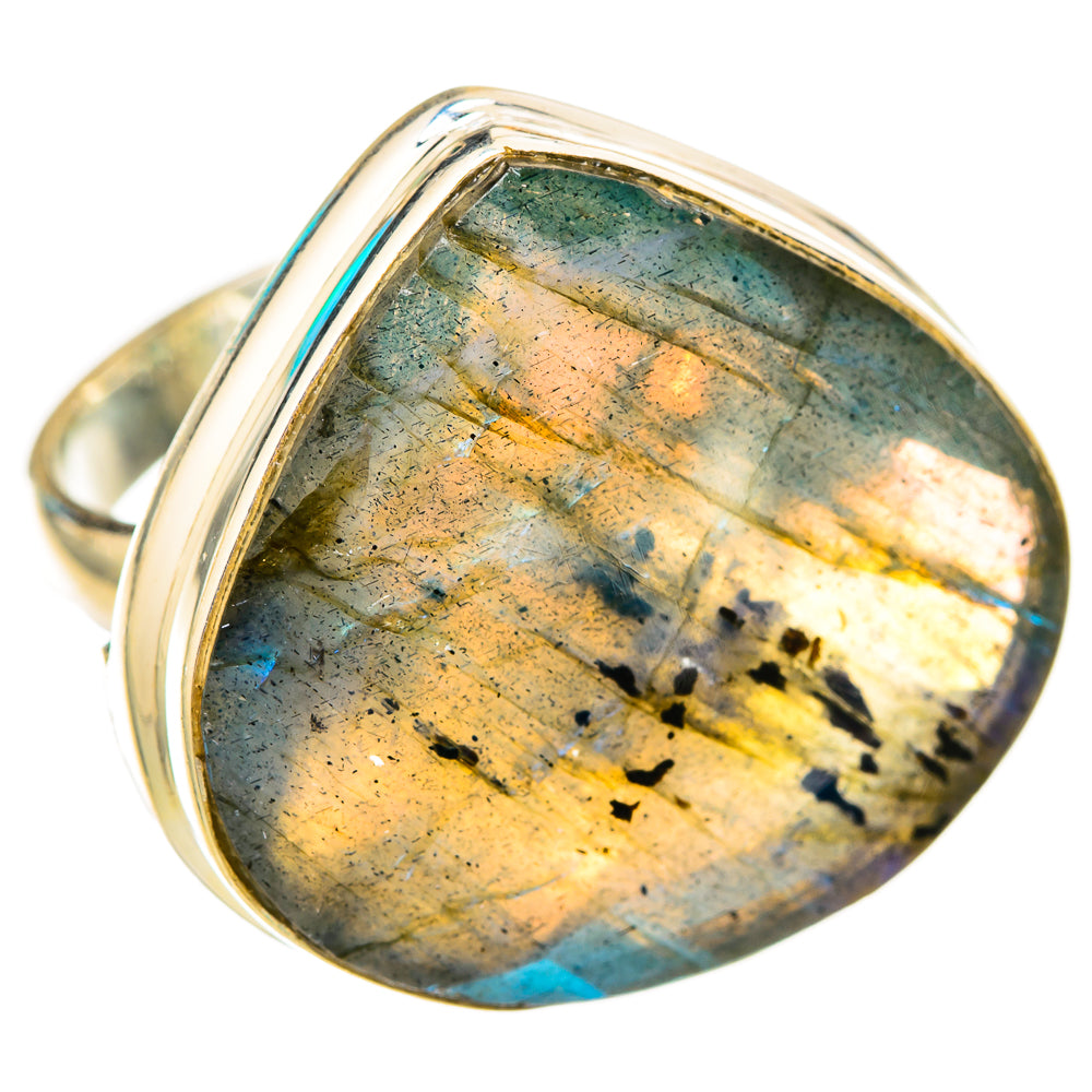 Labradorite Rings handcrafted by Ana Silver Co - RING115739 - Photo 2