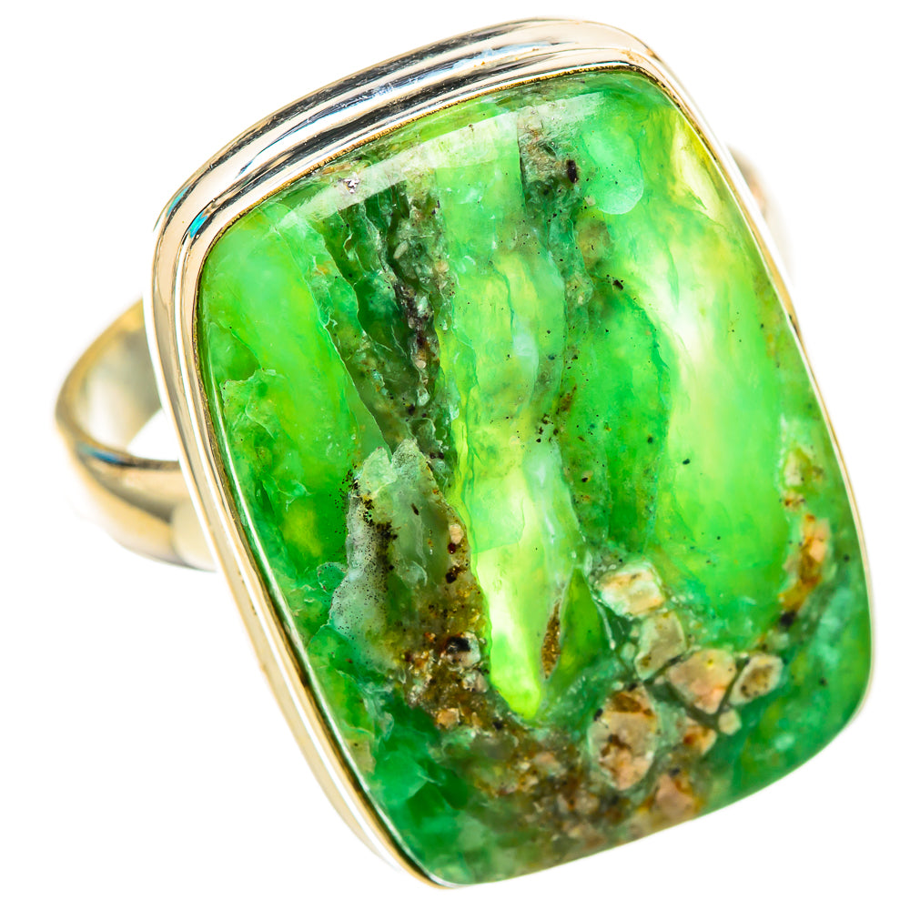 Peruvian Opal Rings handcrafted by Ana Silver Co - RING115743 - Photo 2
