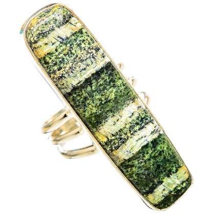 Green Swiss Opal Rings handcrafted by Ana Silver Co - RING115745 - Photo 2