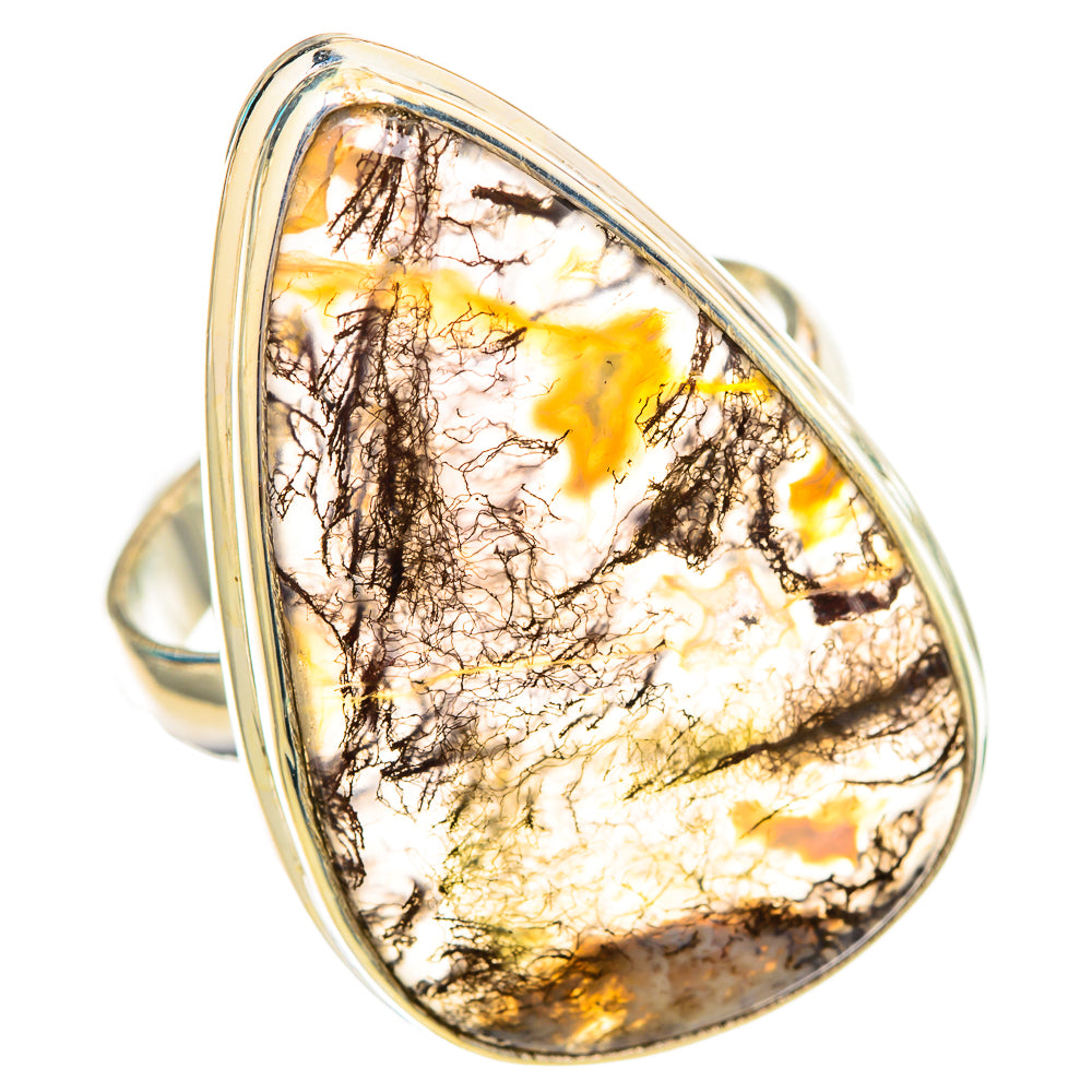Moss Agate Rings handcrafted by Ana Silver Co - RING115752 - Photo 2