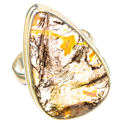 Moss Agate Rings handcrafted by Ana Silver Co - RING115752 - Photo 2
