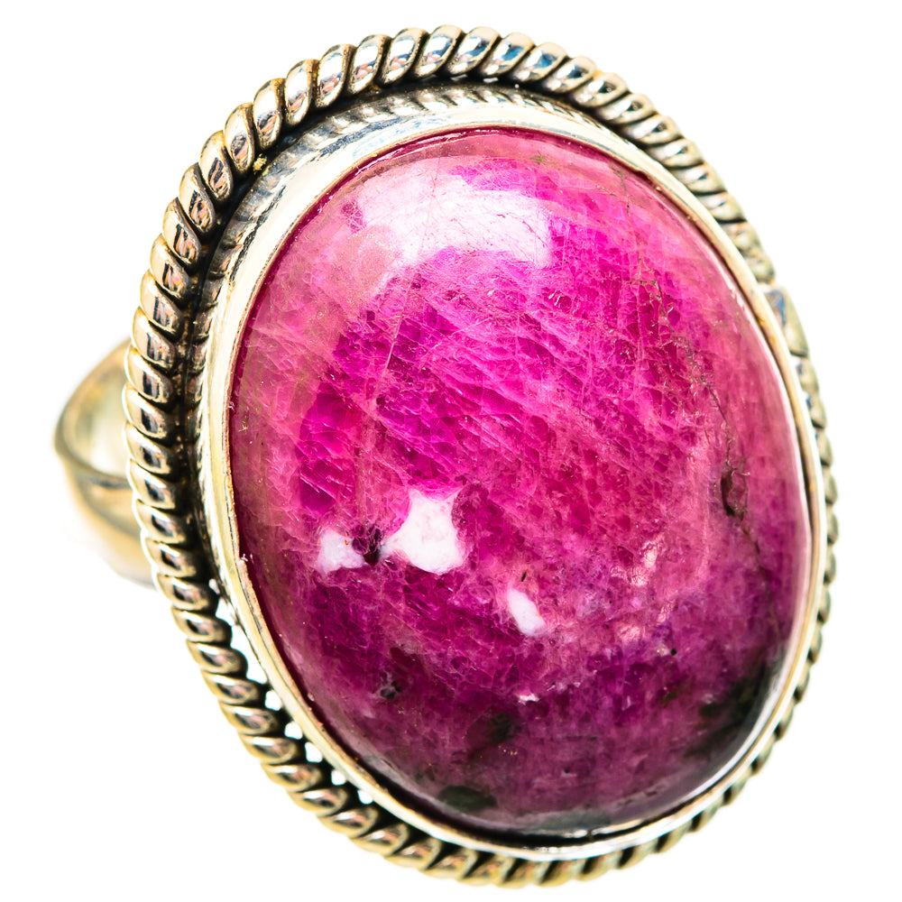 Ruby Fuchsite Rings handcrafted by Ana Silver Co - RING115755 - Photo 2