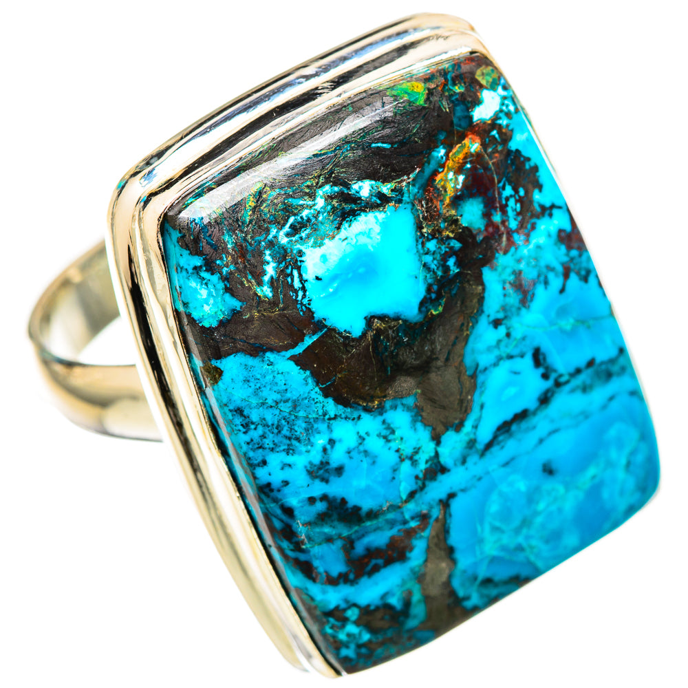 Shattuckite Rings handcrafted by Ana Silver Co - RING115771 - Photo 2