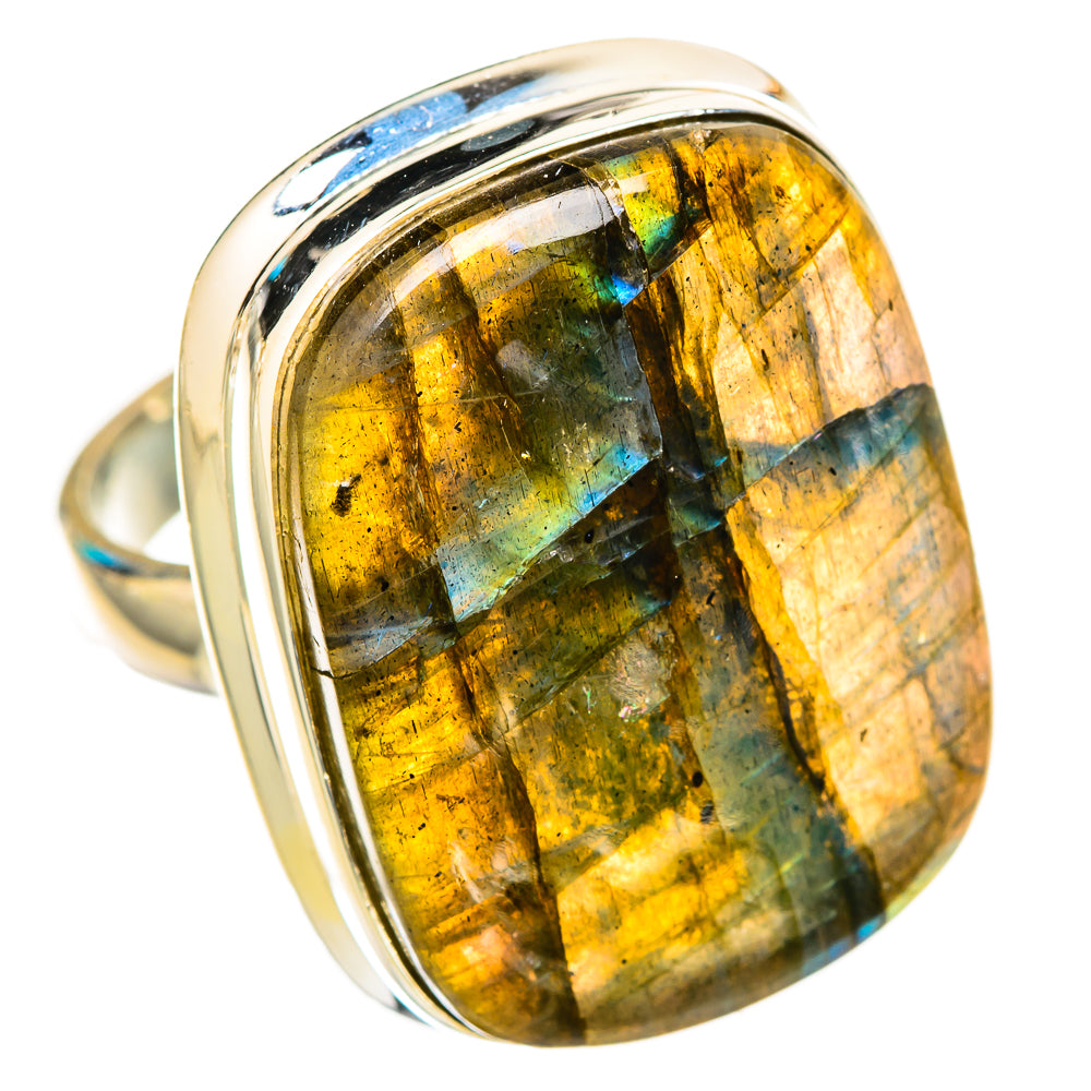 Labradorite Rings handcrafted by Ana Silver Co - RING115779 - Photo 2