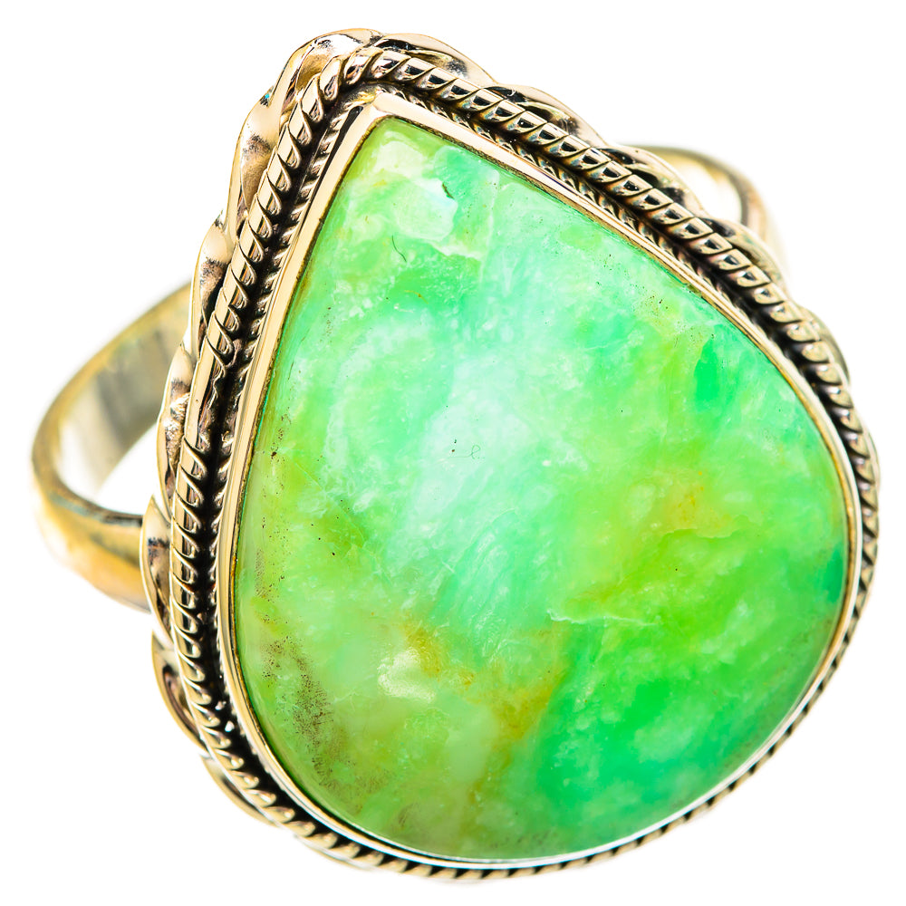 Peruvian Opal Rings handcrafted by Ana Silver Co - RING115785 - Photo 2