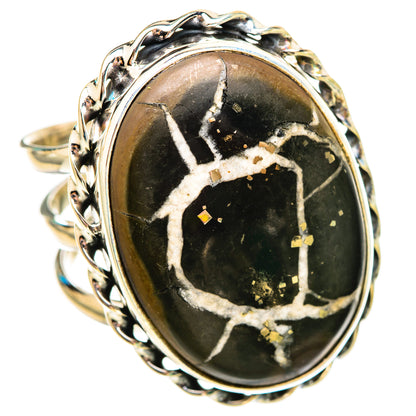 Septarian Geode Rings handcrafted by Ana Silver Co - RING115795 - Photo 2