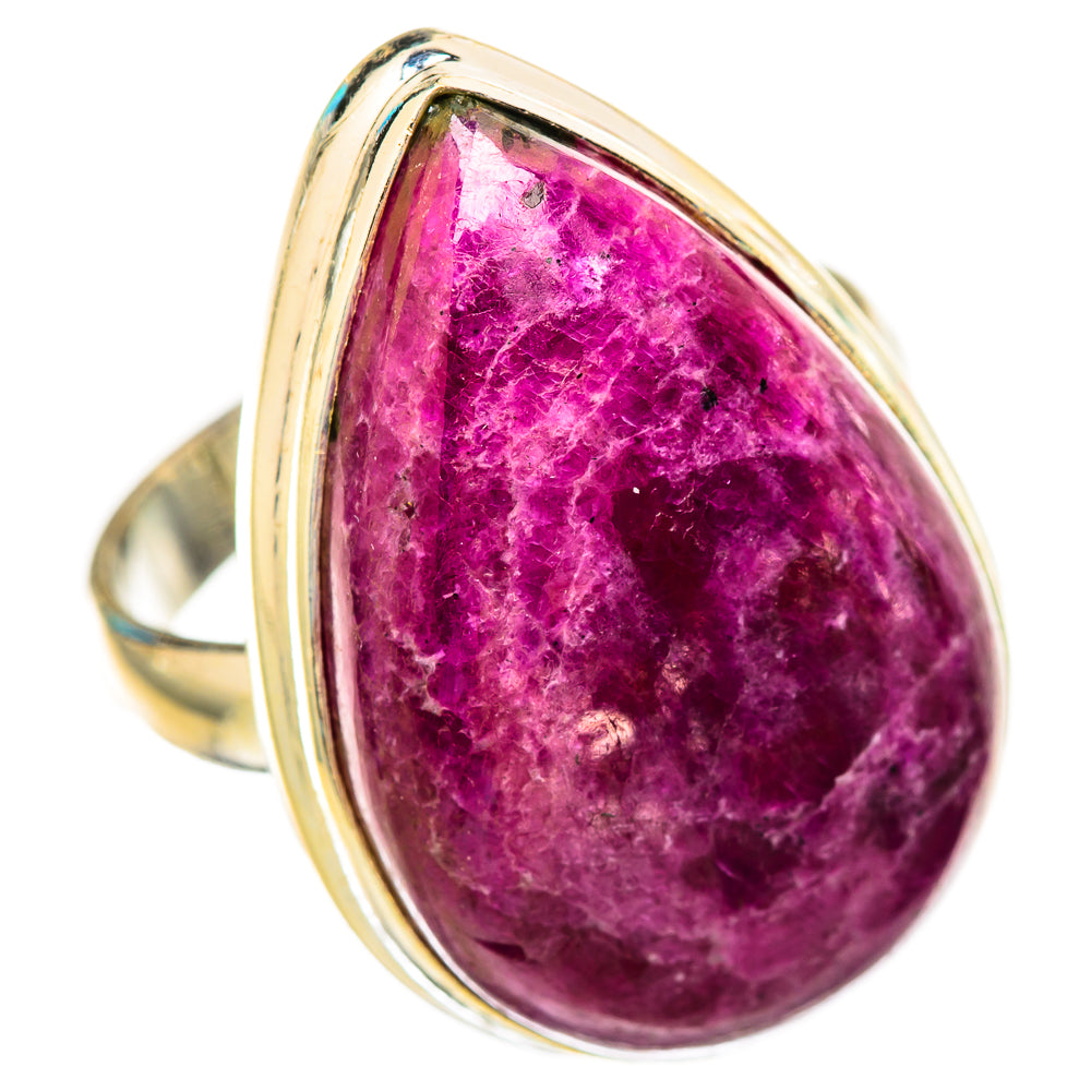 Ruby Fuchsite Rings handcrafted by Ana Silver Co - RING115796 - Photo 2