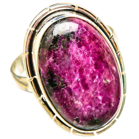 Russian Eudialyte Rings handcrafted by Ana Silver Co - RING115797 - Photo 2