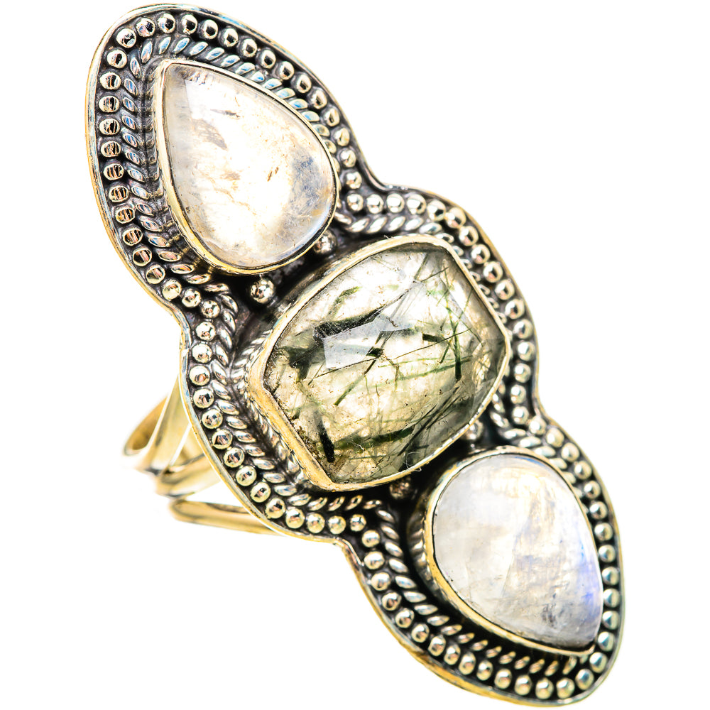 Tourmalinated Quartz Rings handcrafted by Ana Silver Co - RING115798 - Photo 2
