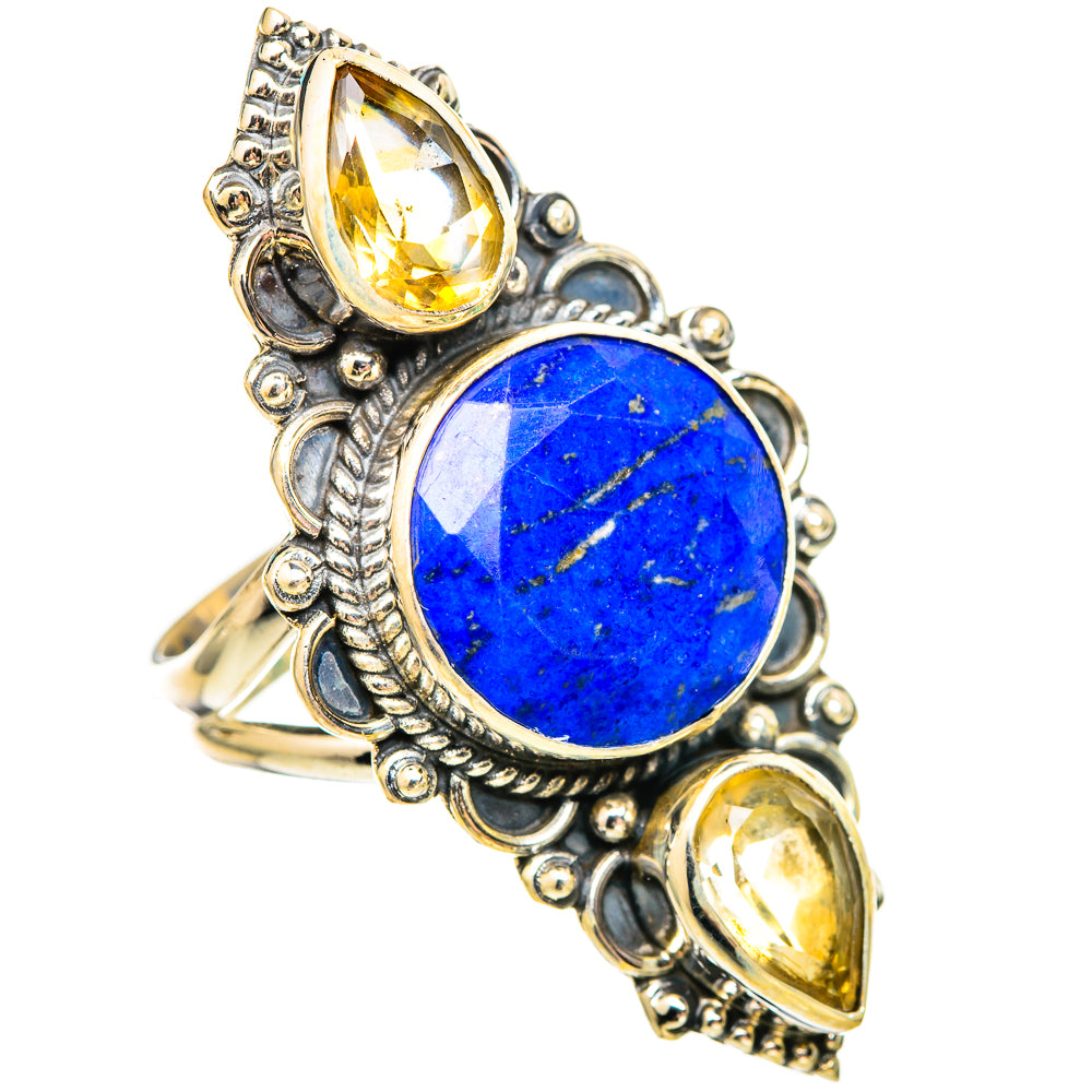 Lapis Lazuli Rings handcrafted by Ana Silver Co - RING115809 - Photo 2