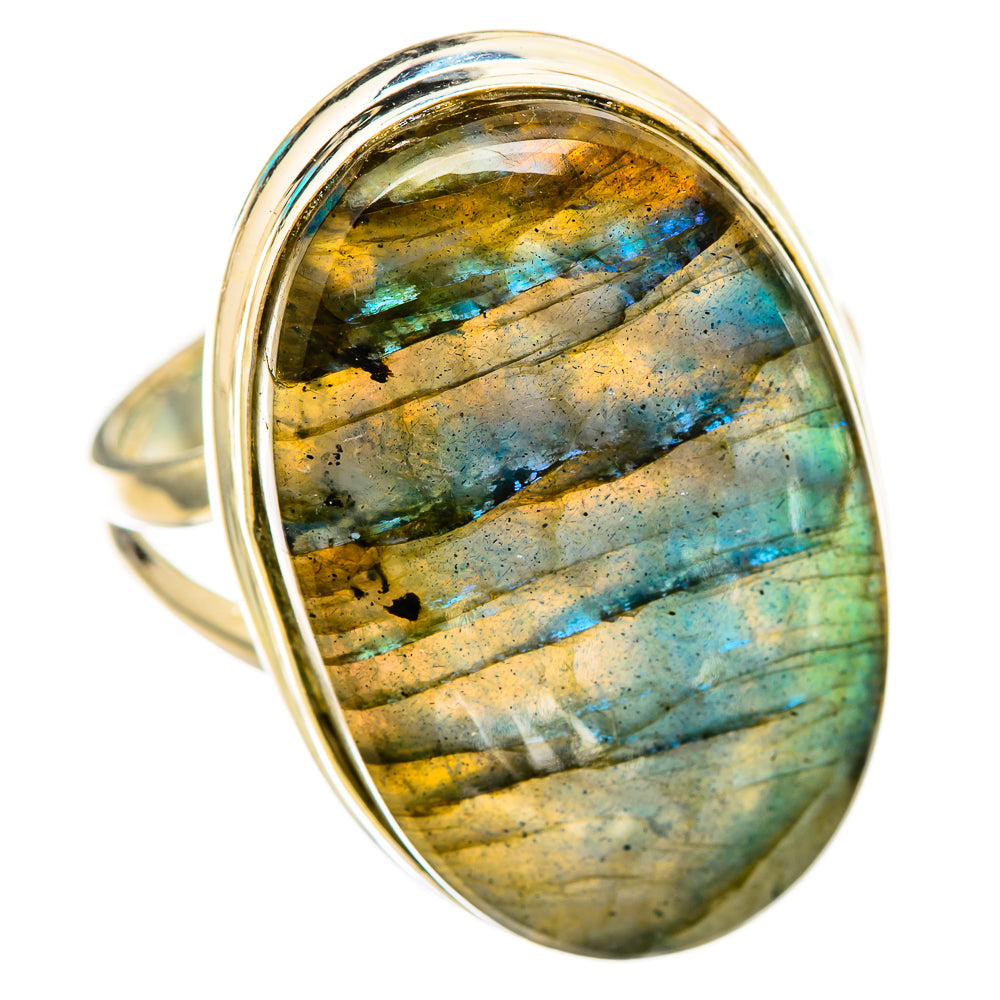 Labradorite Rings handcrafted by Ana Silver Co - RING115812 - Photo 2