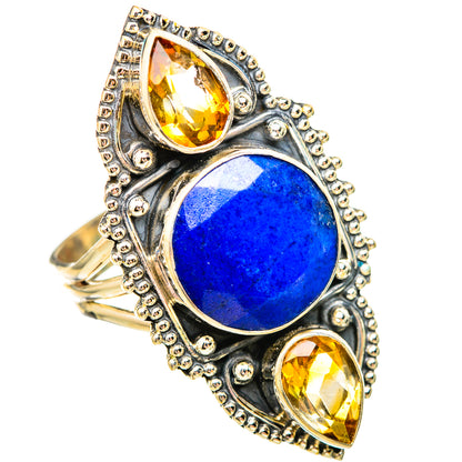 Lapis Lazuli Rings handcrafted by Ana Silver Co - RING115820 - Photo 2