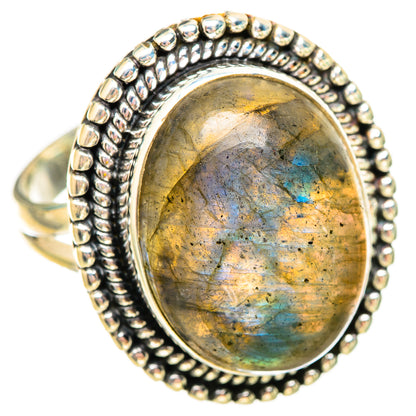 Labradorite Rings handcrafted by Ana Silver Co - RING115821 - Photo 2