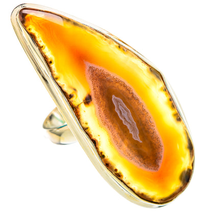 Botswana Agate Rings handcrafted by Ana Silver Co - RING115841 - Photo 2