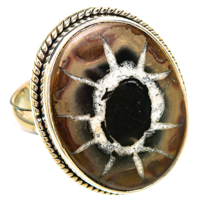 Septarian Geode Rings handcrafted by Ana Silver Co - RING115842 - Photo 2