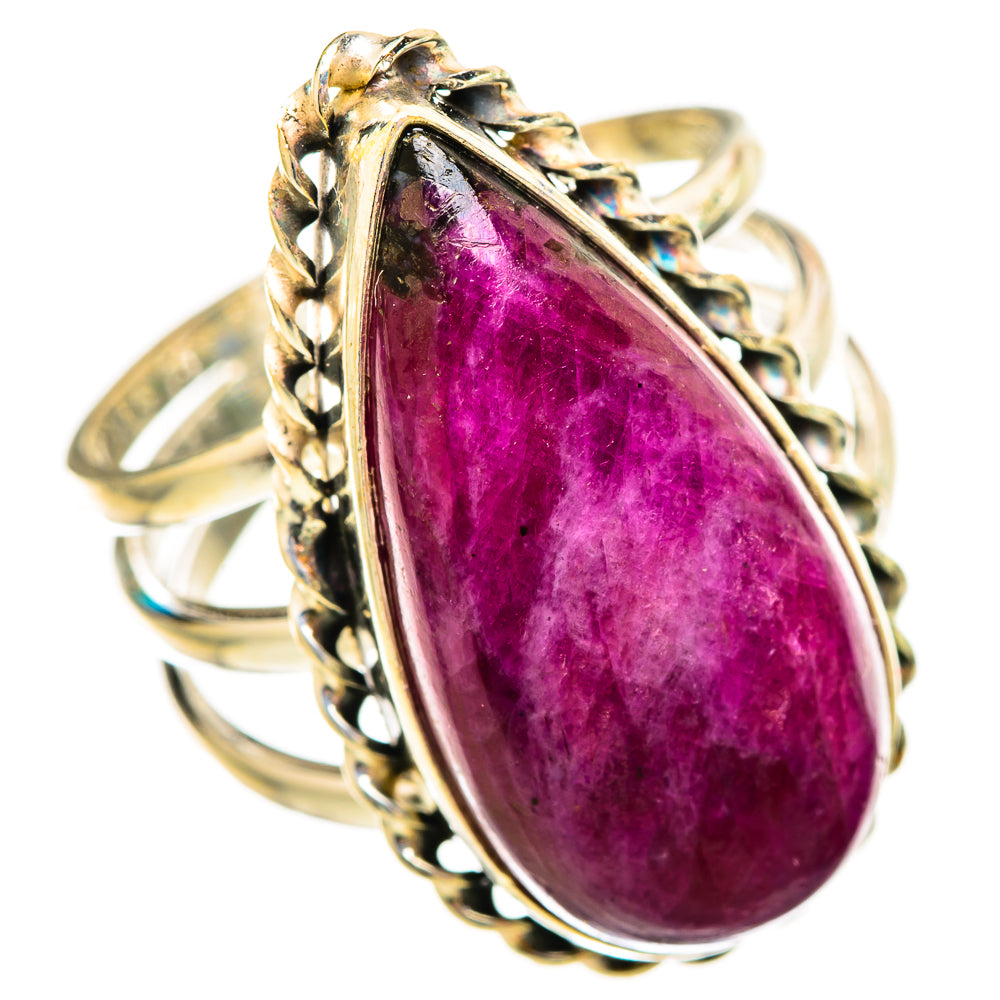 Ruby Fuchsite Rings handcrafted by Ana Silver Co - RING115845 - Photo 2