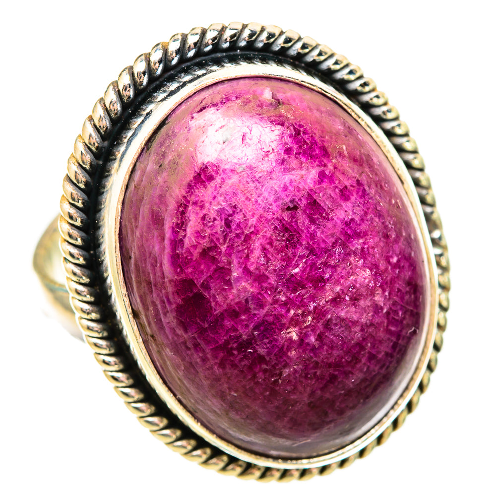 Ruby Fuchsite Rings handcrafted by Ana Silver Co - RING115846 - Photo 2