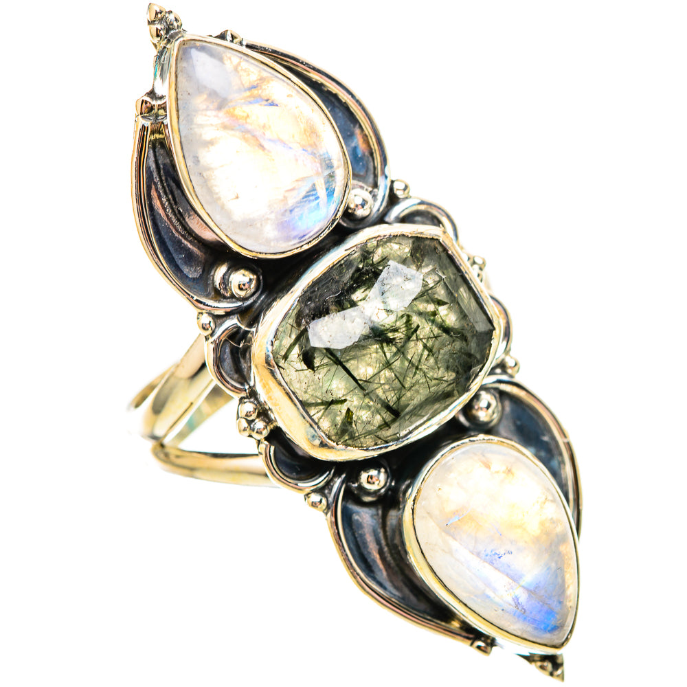 Tourmalinated Quartz Rings handcrafted by Ana Silver Co - RING115848 - Photo 2