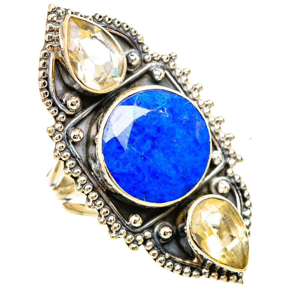 Lapis Lazuli Rings handcrafted by Ana Silver Co - RING115855 - Photo 2