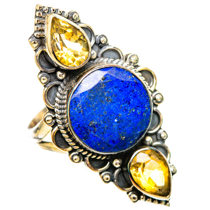 Lapis Lazuli Rings handcrafted by Ana Silver Co - RING115868 - Photo 2