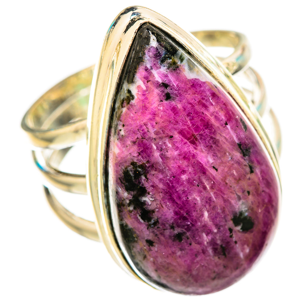 Russian Eudialyte Rings handcrafted by Ana Silver Co - RING115885 - Photo 2