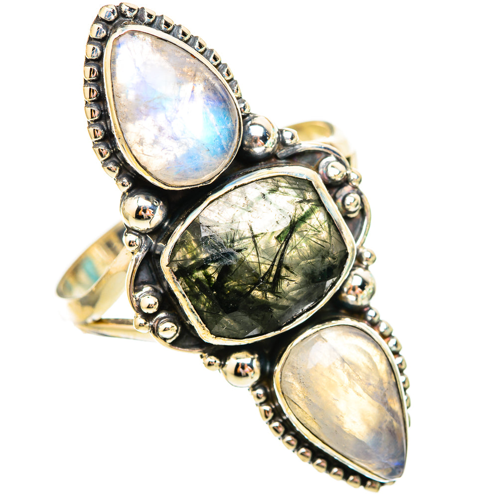 Tourmalinated Quartz Rings handcrafted by Ana Silver Co - RING115887 - Photo 2