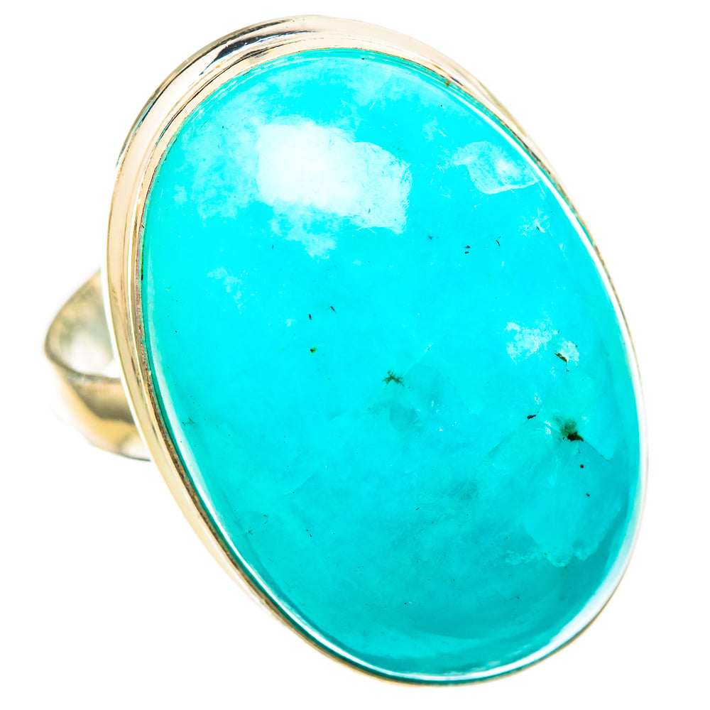 Peruvian Amazonite Rings handcrafted by Ana Silver Co - RING115889 - Photo 2
