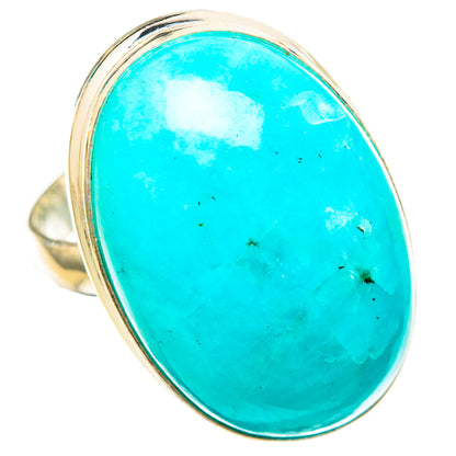 Peruvian Amazonite Rings handcrafted by Ana Silver Co - RING115889 - Photo 2