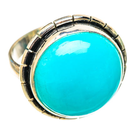 Peruvian Amazonite Rings handcrafted by Ana Silver Co - RING115900 - Photo 2