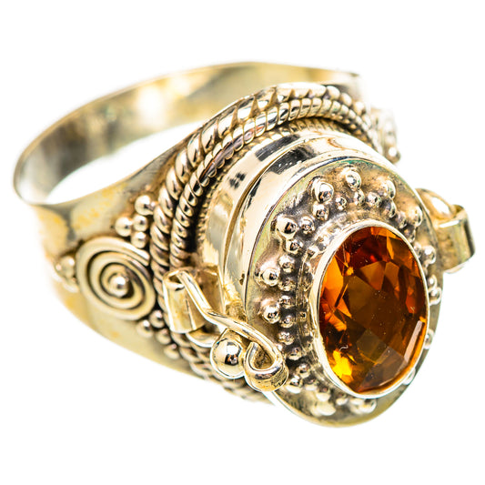 Mandarin Citrine Rings handcrafted by Ana Silver Co - RING115904 - Photo 2