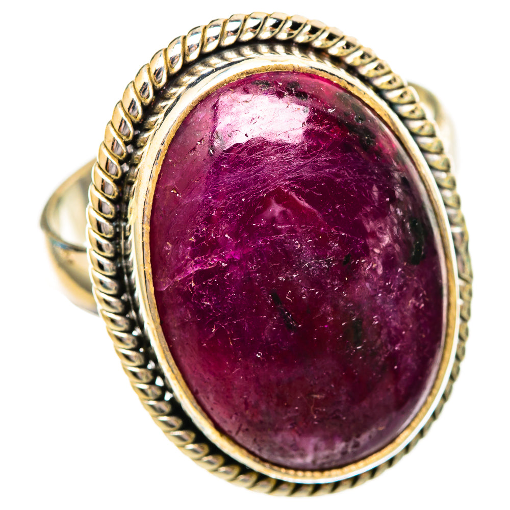 Russian Eudialyte Rings handcrafted by Ana Silver Co - RING115905 - Photo 2