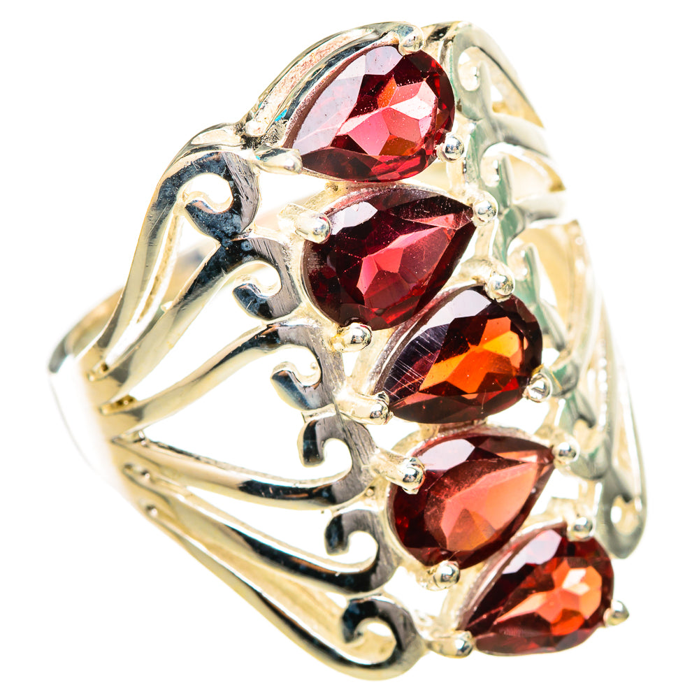 Garnet Rings handcrafted by Ana Silver Co - RING115907 - Photo 2