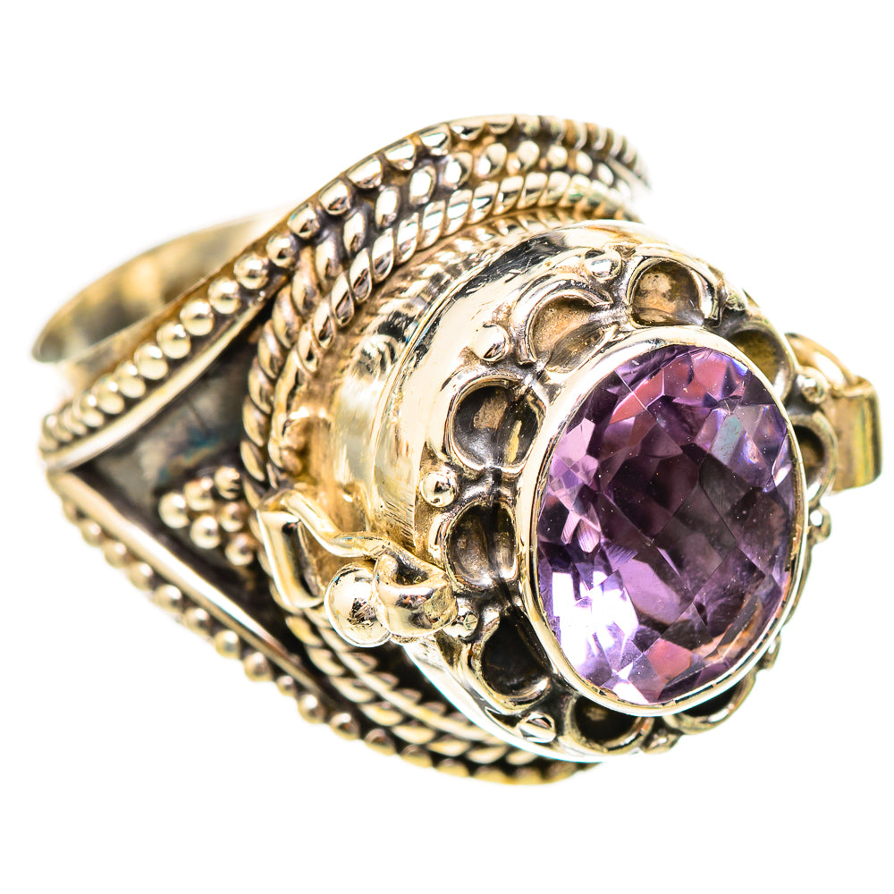 Amethyst Rings handcrafted by Ana Silver Co - RING115911 - Photo 2