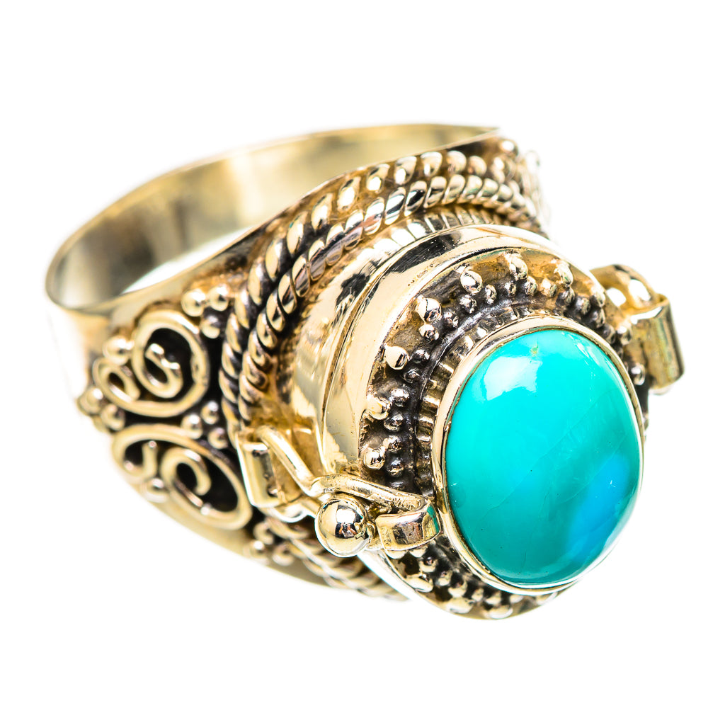 Sleeping Beauty Turquoise Rings handcrafted by Ana Silver Co - RING115925 - Photo 2