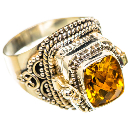Mandarin Citrine Rings handcrafted by Ana Silver Co - RING115930 - Photo 2